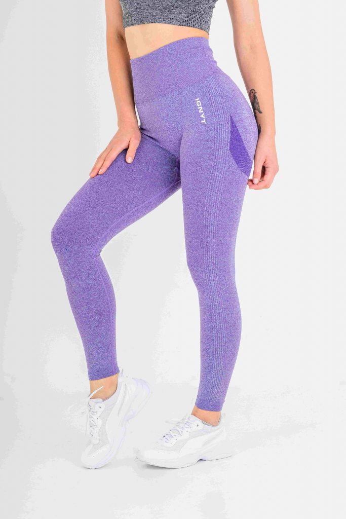 UPLYFT Seamless Leggings in Purple Marl