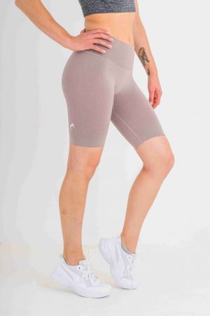 RYBBED Seamless Shorts in Beige