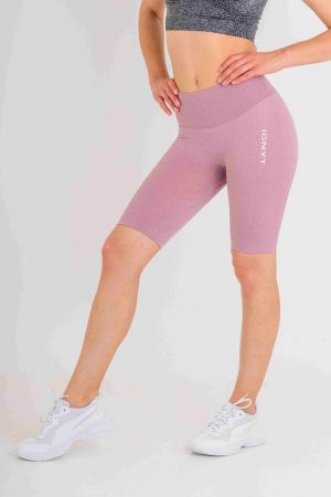 RYBBED Seamless Shorts in Baby Pink