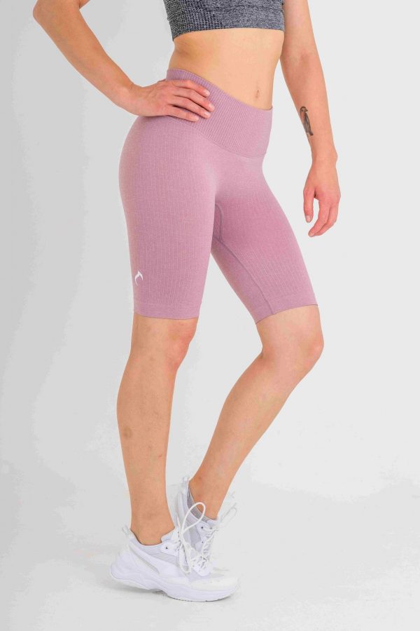 RYBBED Seamless Shorts in Baby Pink