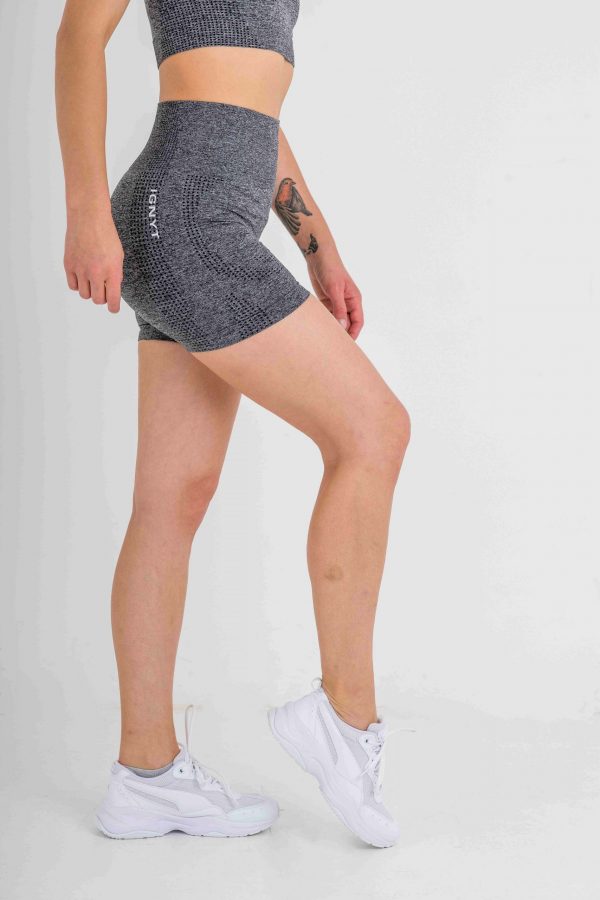 DETAYL Seamless Shorts in Grey Marl